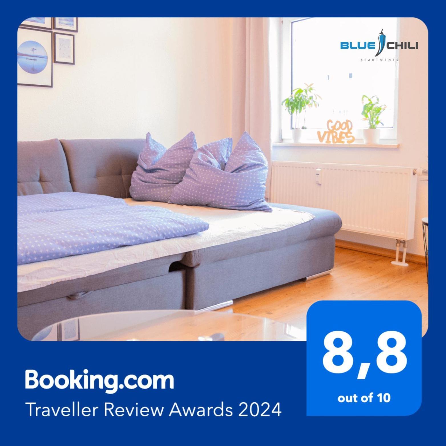 Blue Chili 01 - Top City Lage Am Hbhf Boxspringbett Bis 4 Pers ماغديبورغ المظهر الخارجي الصورة